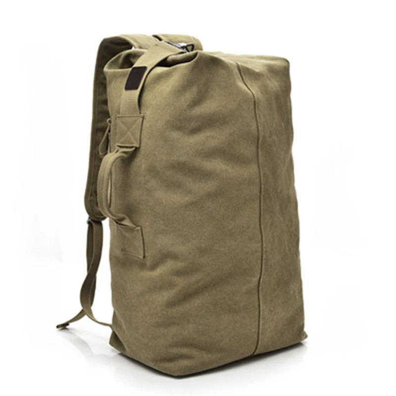 Mara's Dream Men Large Travel Climbing Bag Tactical Military Backpack Women Army Bags Canvas Bucket Bag Shoulder Sports Bags Boy