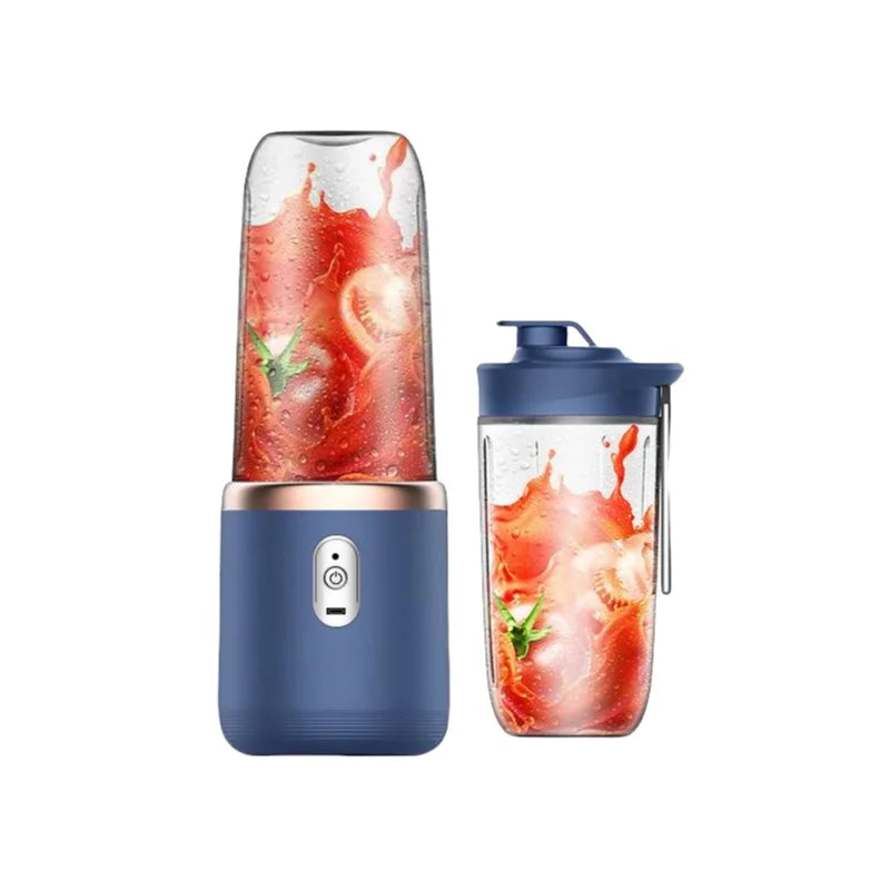 Electric Juicer Cup Portable USB Multifunction Double Cup Juicer Fruit Blender Milkshake Juice Cup Smoothie Blender