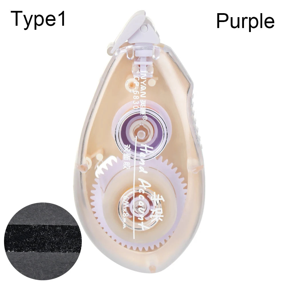Double Sided Adhesive Paper Glue Tape Dispenser Dot Liner Tape Glue Scrapbooking Crafts Adhesive Office School Supply Stationery