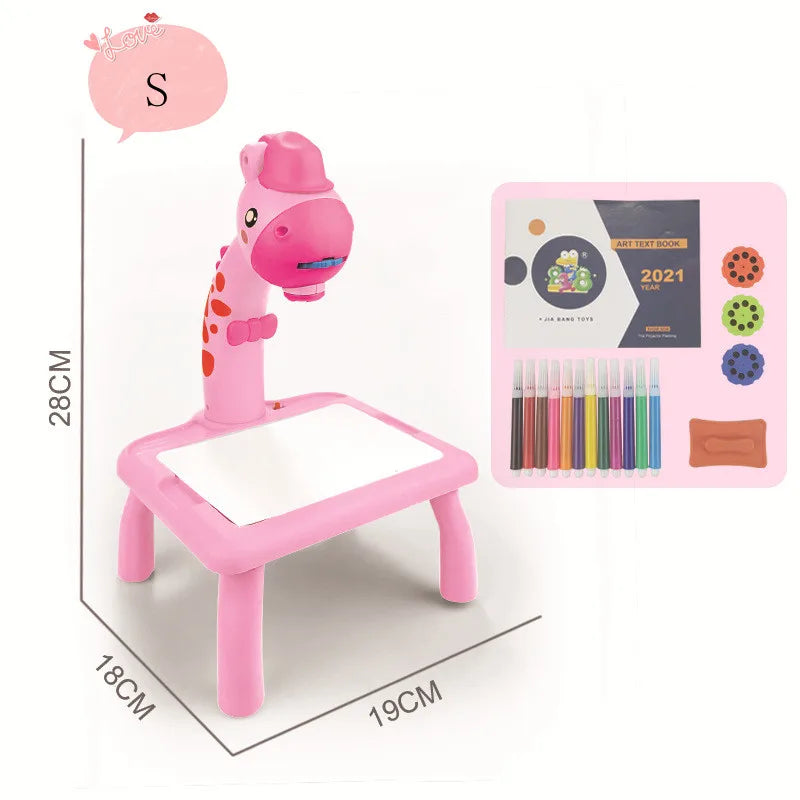 Premium LED Projector Drawing Table - Educational Art Set for Kids