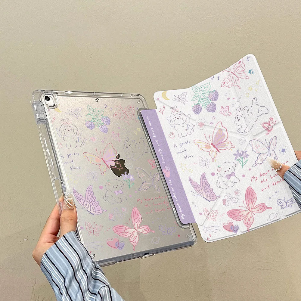 For iPad Case A16 11th 10 10th 10.2 9th 8th 7th 9.7 5th 6th Cases Funda For iPad Air 11 2025 5th 4th 10.9 2024 Pro 11" 9.7 Cover