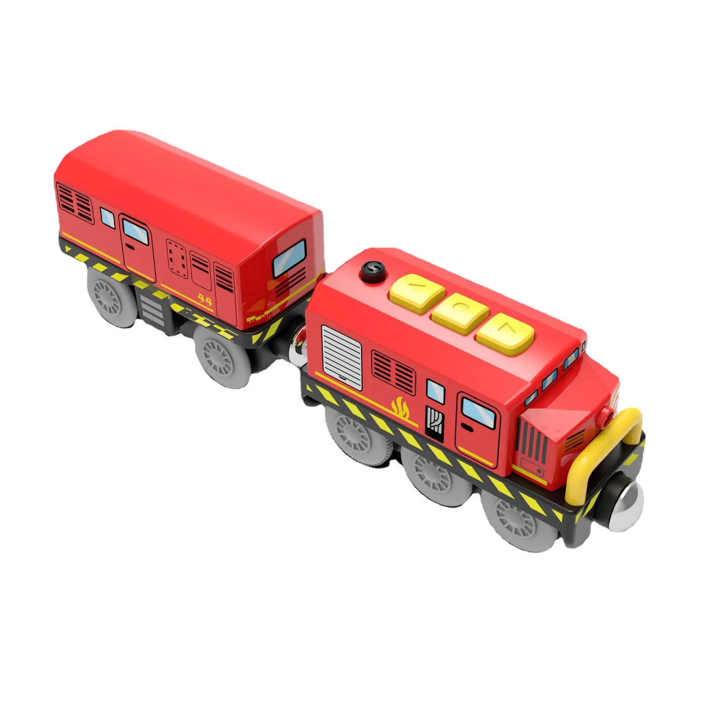 Kids Electric Train Set Locomotive Magnetic Train Car Diecast Slot Toy Fit for Wooden Train Railway Track Toys for Children Gift