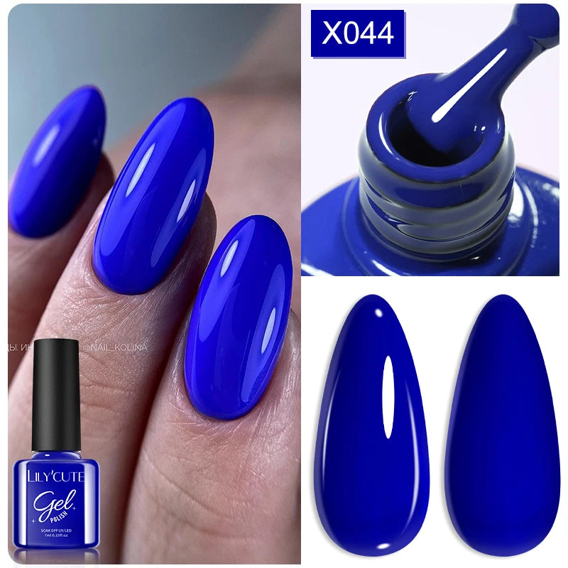 LILYCUTE Reflective Glitter Gel Nail Polish - 5ml Sparkling Liner