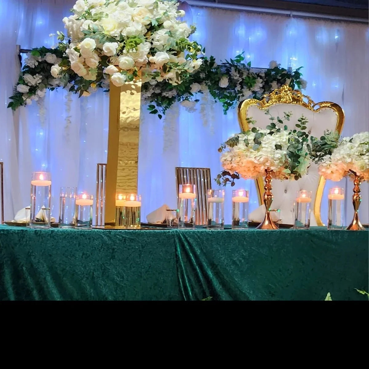 Metal Vase & Stainless Steel Flower Stands | Wedding Table Centerpieces – Road Lead Decor for Party Events