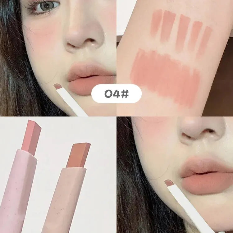Nude Lip Liner Gege Bear Matte Velvet Lip Liner Pencil Long-lasting Waterproof Draw Lip Line Pen
