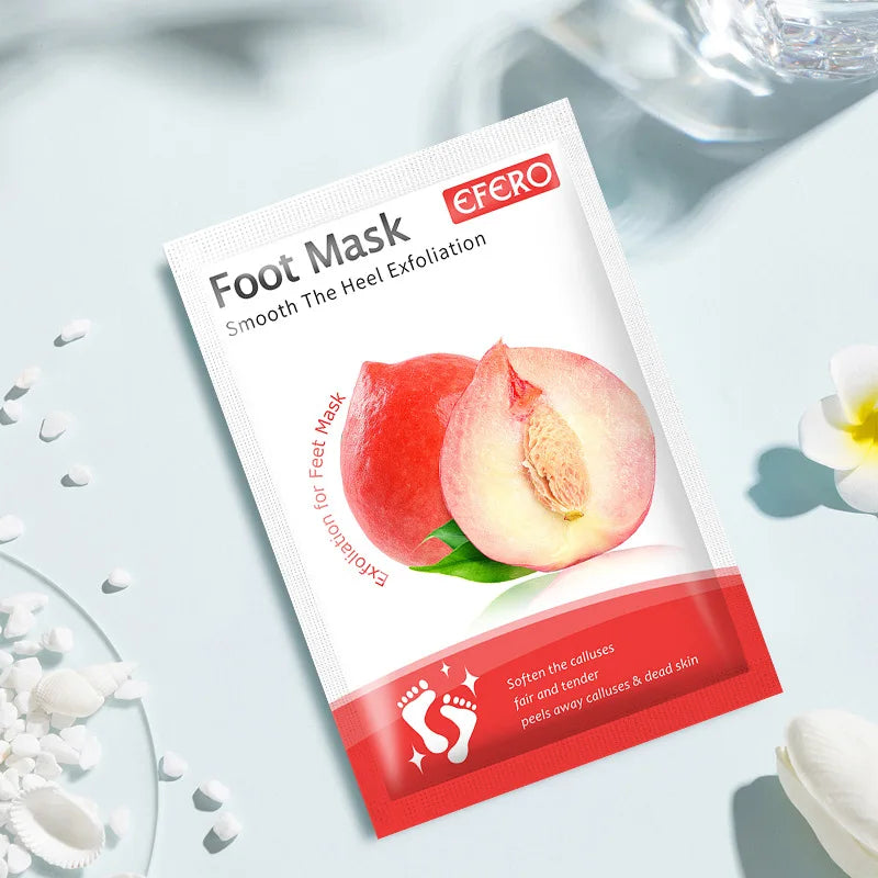 Exfoliating Foot Mask - Spa Pedicure Treatment for Soft, Smooth Feet