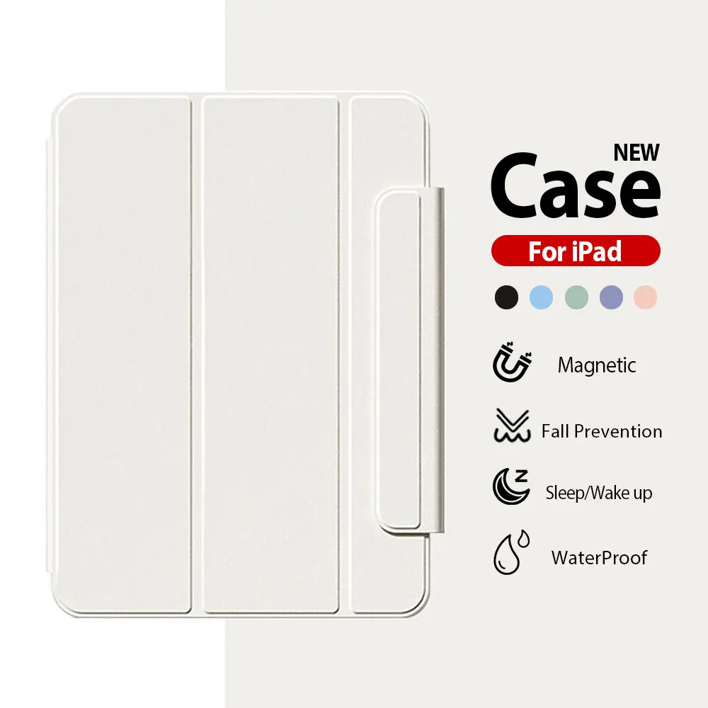 Magnetic Case For Ipad 10th Generation 10.9 A16 2025 Pro 11 12.9 13 M2 M4 Air 6 5 M3 Mini 6 7 7th 8th 9th 10.2 Cover Accessories
