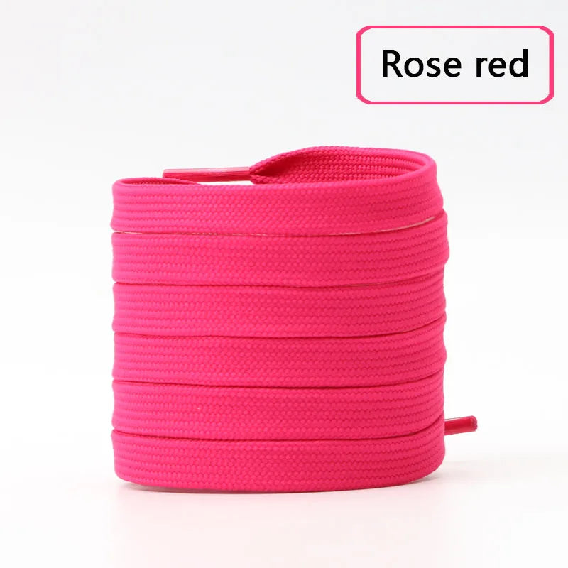 1 Pair Solid Flat Shoe Laces Canvas Shoelaces for Sneakers Woman Men Shoelace Classic Tennis Laces for AF1 Shoestrings