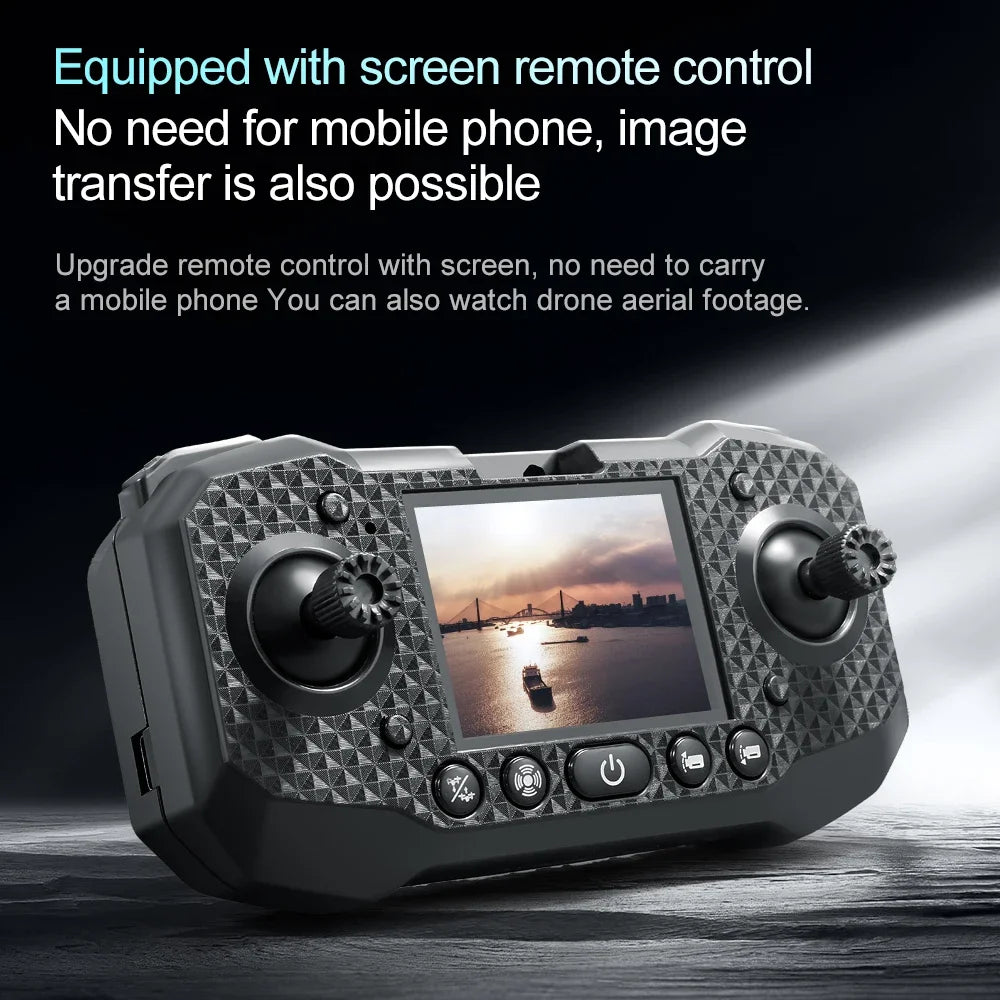 Original  M6 Drone 8K Professional HD Camera Drones 5G WIFI FPV Video 4k UAV With screen Remote control RC Quadcopter Dron