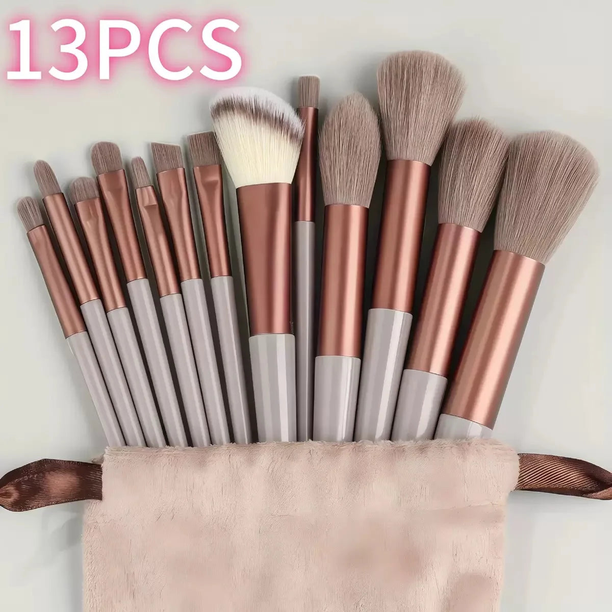 1/13/14/15PCS Professional Makeup Brush Set, Soft Synthetic Hair Foundation Powder Blush Eyeshadow Brushes, Complete Cosmetic Ma