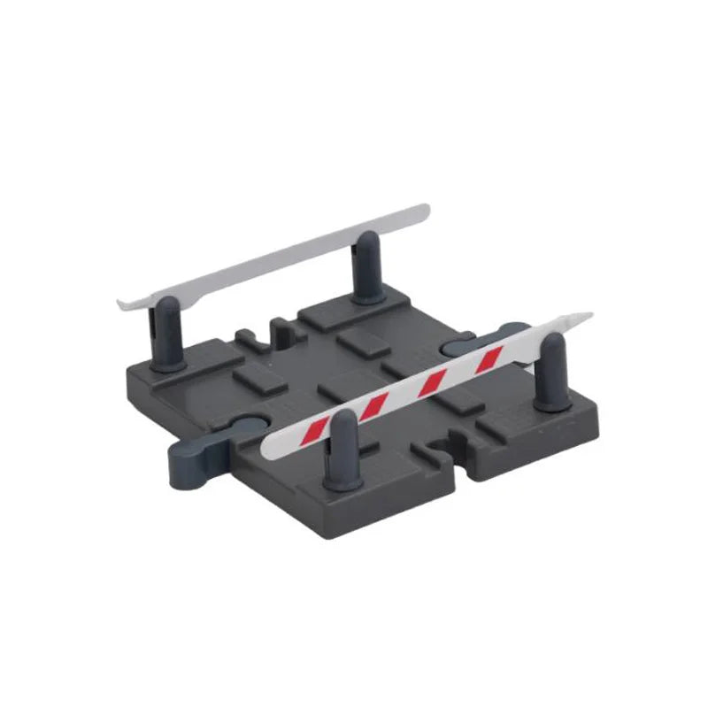 Toddlers Toys Wooden Train Railway Track Accessories Barricade, Platform Track Scene Puzzle Toys For Boys & Girls