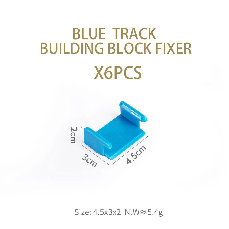NEW Wooden Track Connector Set Building Block Connection Adapters Train Track Railway Rail Toy DIY For Kids Birthday Xmas Gifts