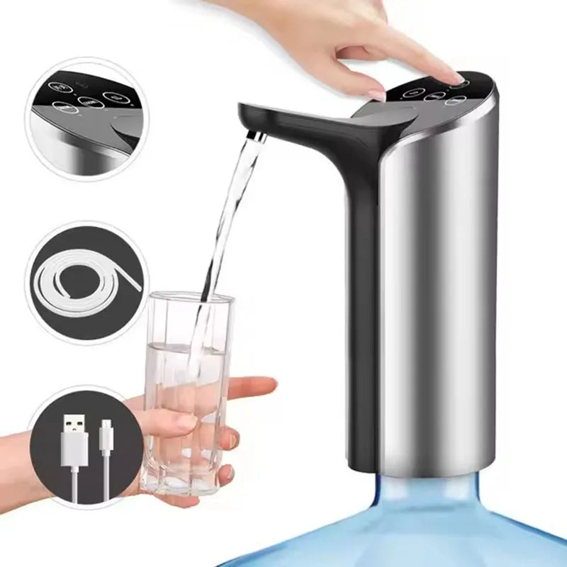 Zai Xiao New Smart Automatic Wireless Water Dispenser Pump High Quality USB Rechargeable Gallon Water Pump Portable Drinking Bot