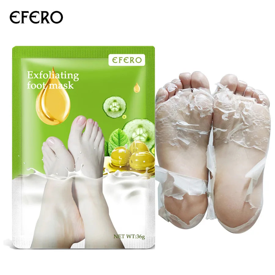 Exfoliating Foot Mask - Spa Pedicure Treatment for Soft, Smooth Feet