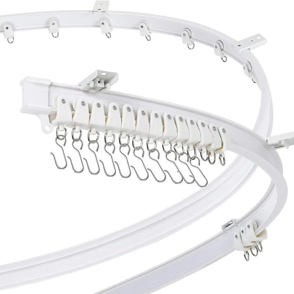Curtain Track Silencer White Curtain Rail Plastic Curtains Visible Track