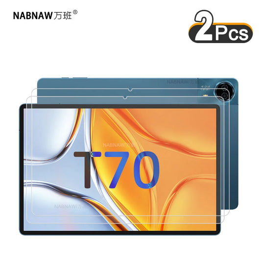 2 Pieces Clear Hard Film HD Screen Protector Scratch Proof Tempered Glass For Teclast T70 14