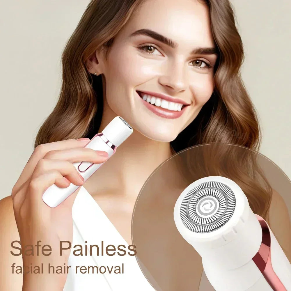 4 In 1 Electric Lady Shaver for Full Body Shaving Lady Hair Removal Epilator Painless Cordless Trimmer Razor Gifts For Women