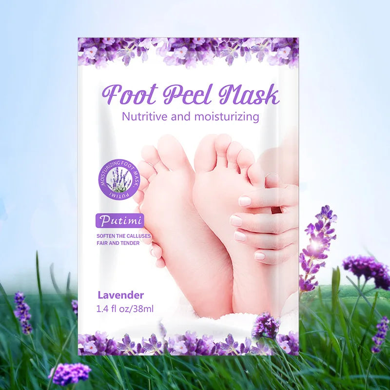Exfoliating Foot Mask - Spa Pedicure Treatment for Soft, Smooth Feet