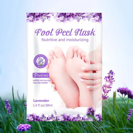 Exfoliating Foot Mask - Spa Pedicure Treatment for Soft, Smooth Feet