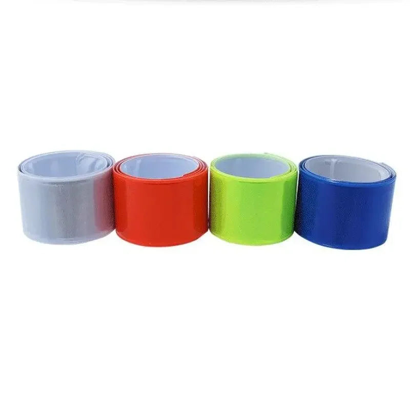 40*3cm Retractable Reflective Bands Useful Reflective Stripe Outdoor Night Work Running Cycling Reflective Armband