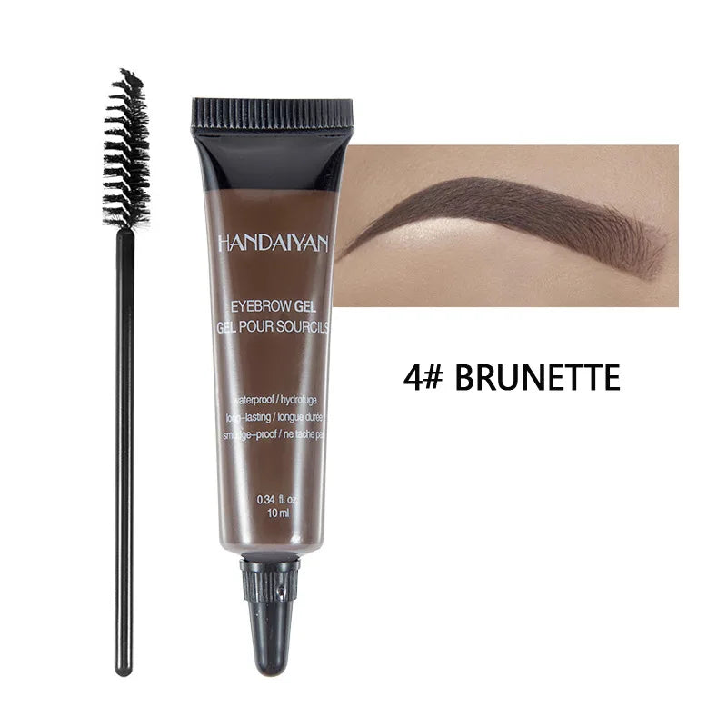 6- Color Eyebrow Gel  Waterproof Smudge Proof Styling Liquid Color Rendering Eyebrow Dye Cream
