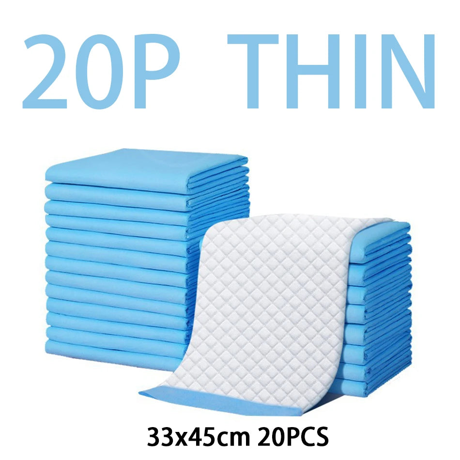 20 To 100PCS Super Absorbent Pet Diapers For Dogs Training Pee Pads Disposable Healthy Nappy Mat For Cats Dog Quick-dry Surface