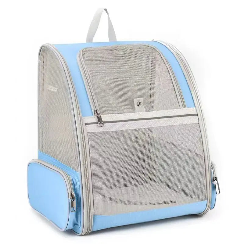 Practical, foldable cross-border pet bag. New style for cats and dogs, portable, breathable, spacious. Portable cat backpack.