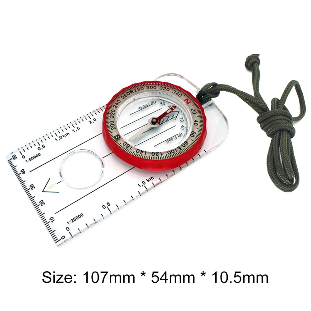Luminous Adventure Warehouse Compass High Accuracy Waterproof Compass Travel Tools Multifunctional for Climbing Biking Exploring