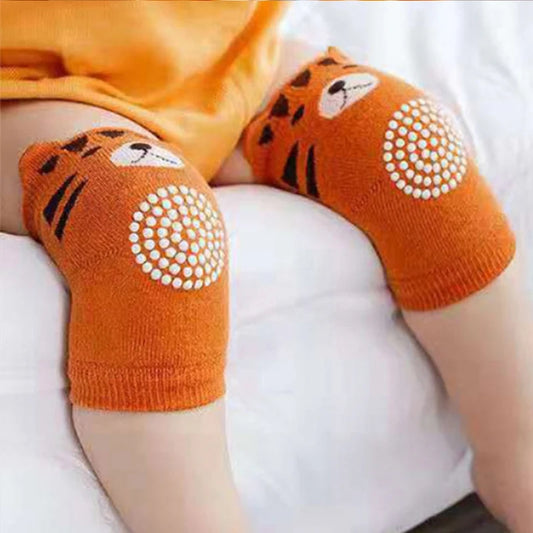 Premium Cotton Baby Knee Pads - Anti-Slip Crawling Protectors