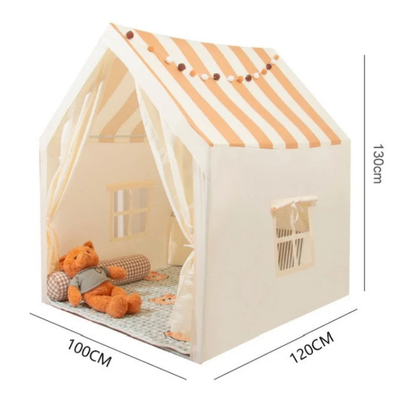 Premium Kids Play Tent - Large Foldable Indoor & Outdoor Playhouse