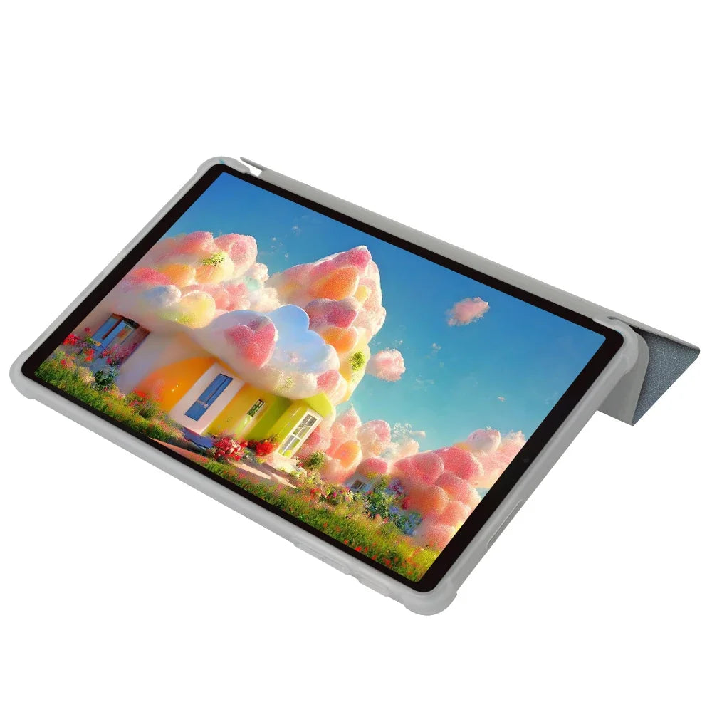 Ultra Thin Three Fold Stand Case For Alldocube iplay70mini Pro 8.8inch Tablet Soft TPU  Cover For iplay70 mini  Ultra NEW Tablet