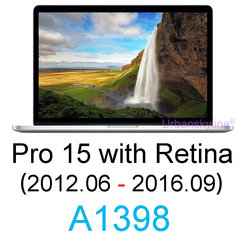 Screen Protector for MacBook Air 15 13 M4 Pro 14 M5 16 M3 M2 M1 Touch Bar ID 11 12 HD Skin Film Guard Cover 13.6 A3241 A3240