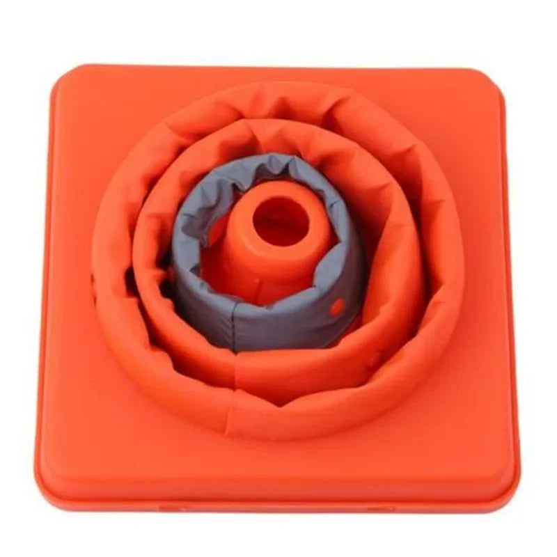 30cm ANSI Certified Traffic Cones | Reflective Collapsible Safety Cone for Road/Construction | Waterproof Foldable