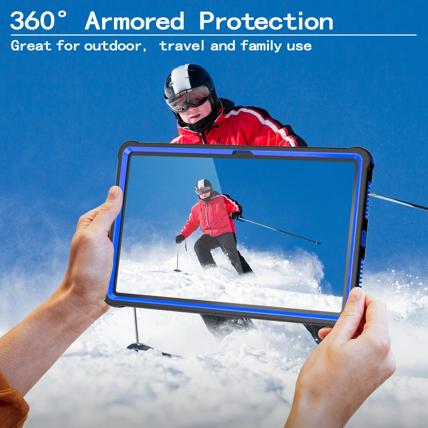 For Lenovo Tab M11 Xiaoxin Pad 2024 11" TB331FC 330FU  Kids Shockproof Tablet Protector Case  With Shoulder Strap and Kickstand