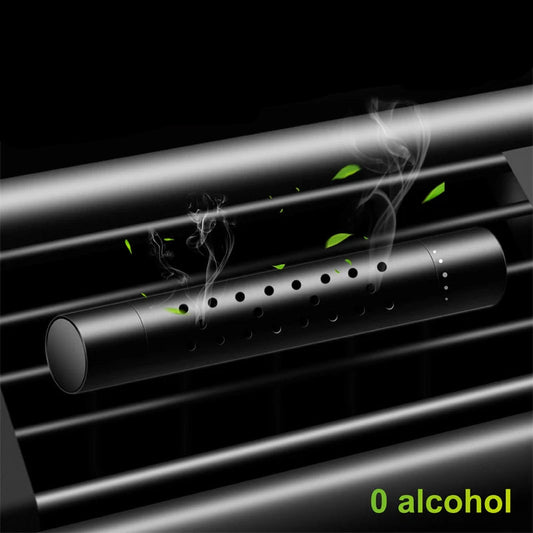 Premium Car Air Vent Freshener - Lemon Scent Perfume Clip for Girls