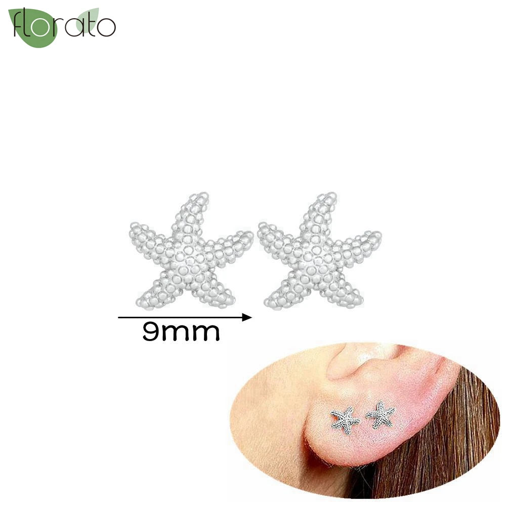 925 Silver Needle Exquisite Zircon Small Earrings Fashion Stud Earrings for Women Anti Allergy Cartilage Puncture Jewelry Gift