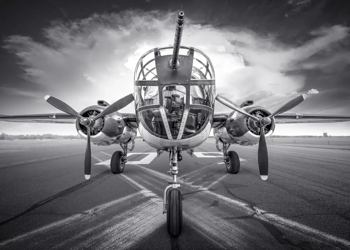 Retro Airplane Fighter Poster Art Canvas Painting Print Sky Aircraft Pictures for Living Room Office Wall Art Home Decor Gift