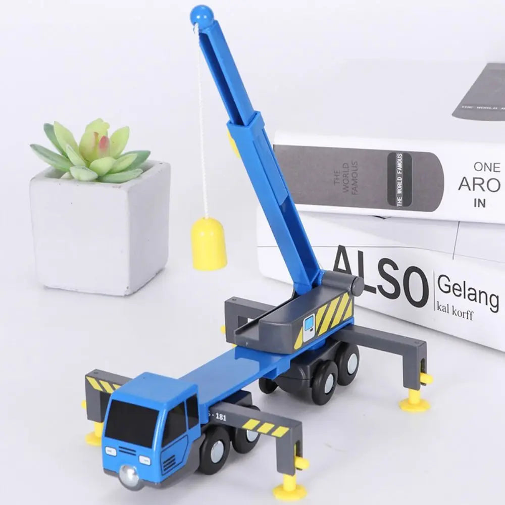 Children's Gift Multifunctional Diecast Engineering Vehicle Mini Crane Engineering Car Model Inertial Sliding Truck Toy