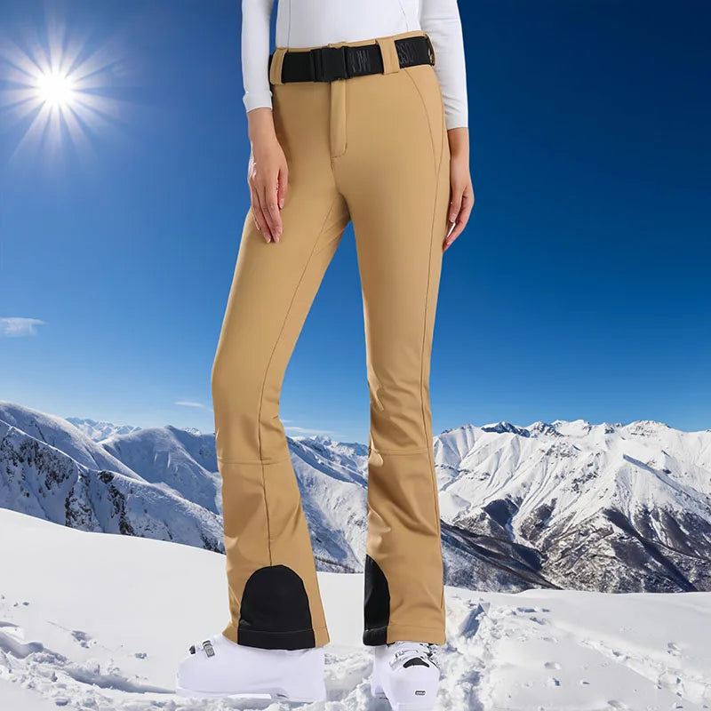 Snowboarding Pants Winter Thermal Skiing Pants New Slim Fit Women Snow Trousers Waterproof Clothes Outdoor Windproof Ski Pants