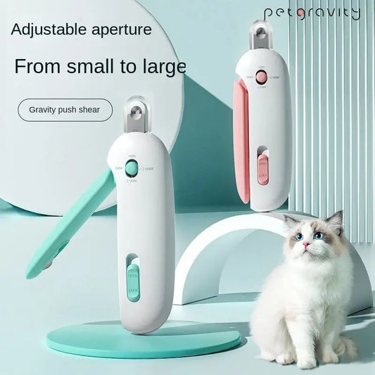 Premium Adjustable Pet Nail Trimmer - Professional Grooming Clippers