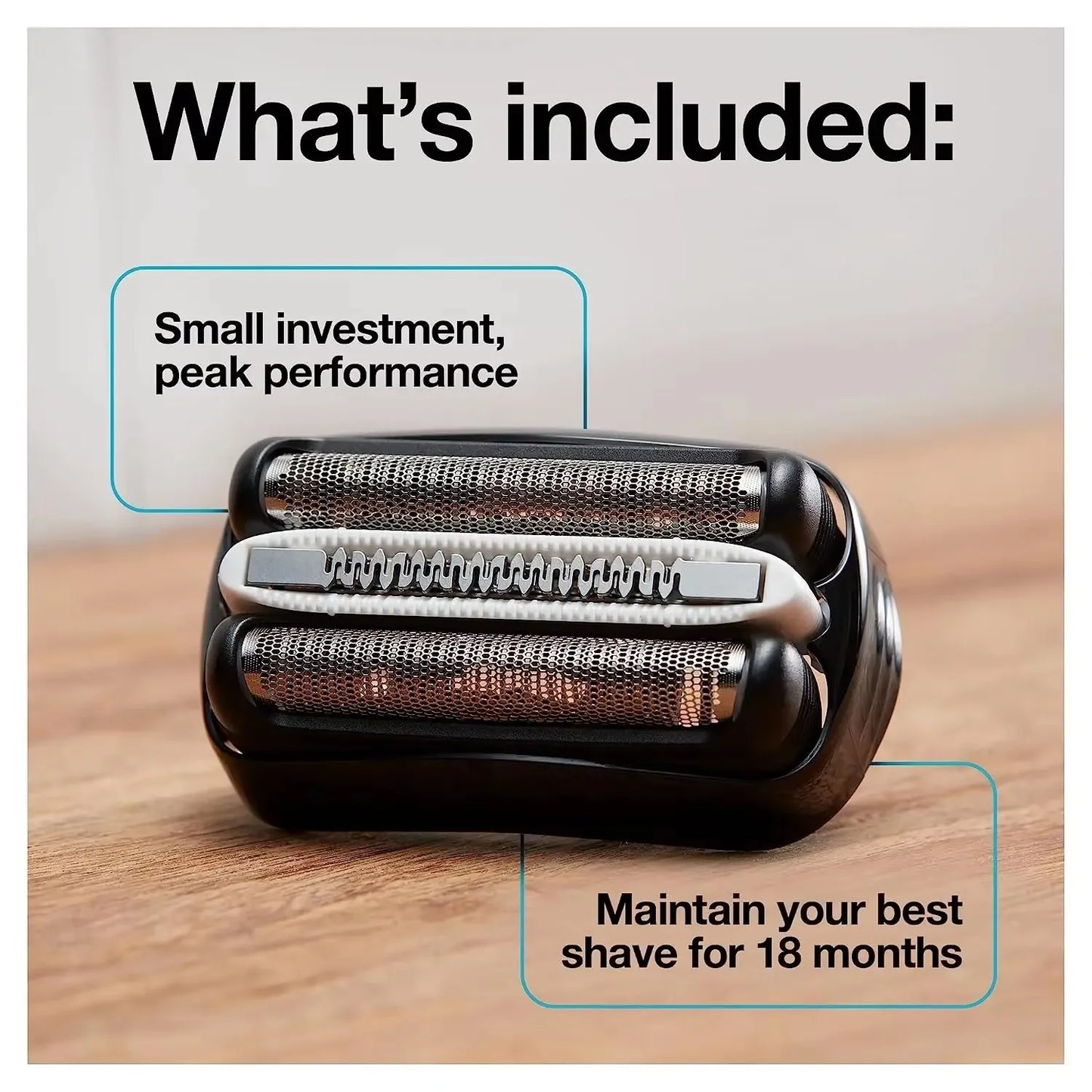 Replacement accessories for razor blades, knife nets, sensitive muscles