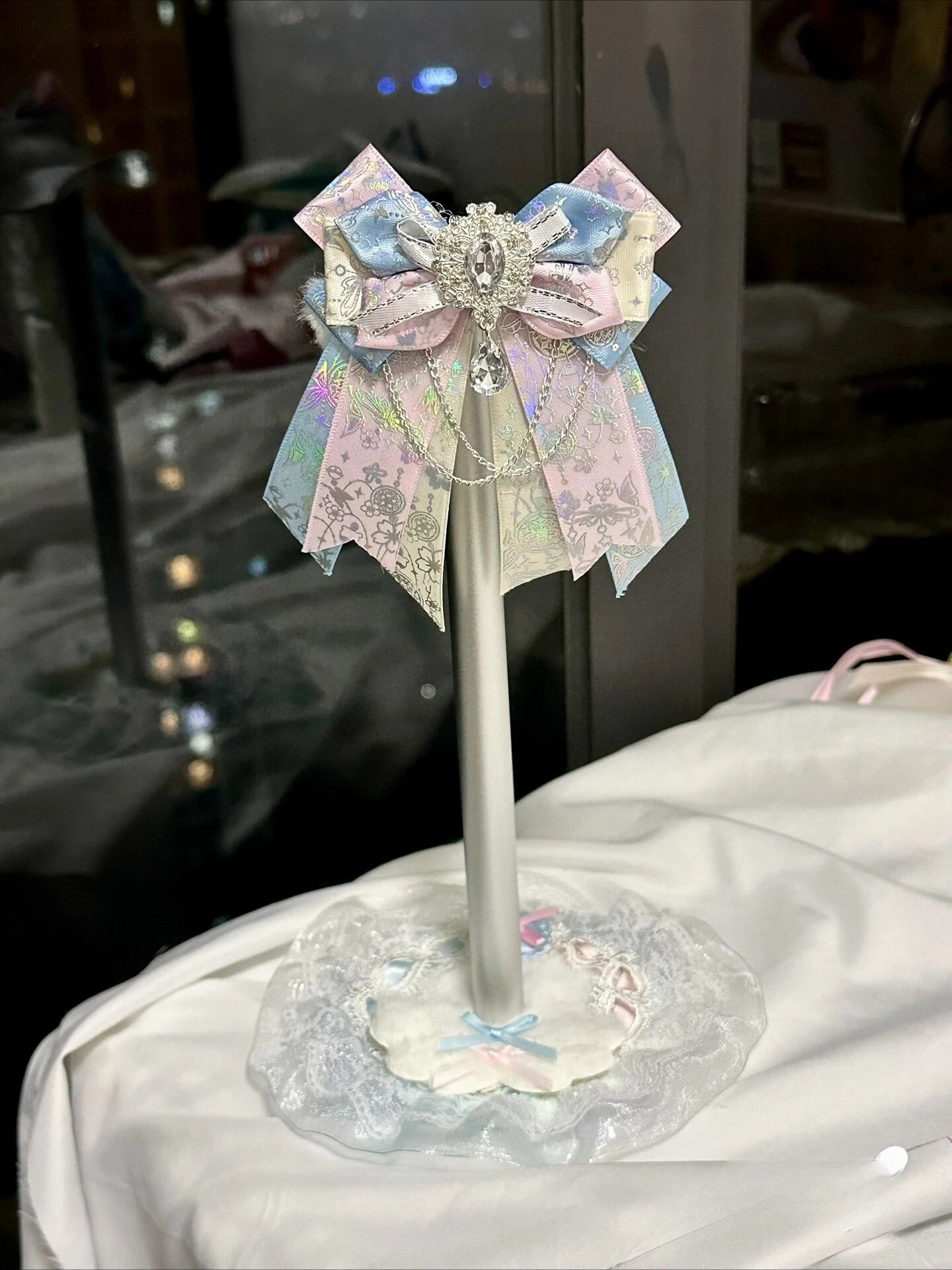 Plush Headphone Stand Customized Cute Headphone Storage Rack Desktop Gaming Esports Earphone Display Stand Headphone Accessories
