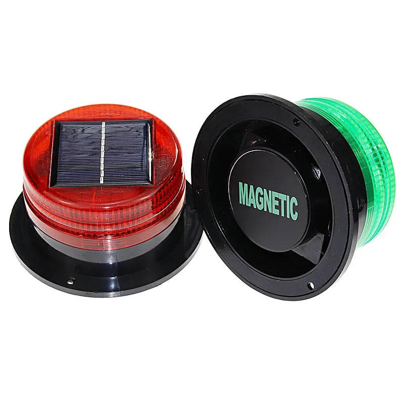 Solar LED Magnetic Warning Light Car Truck Vehicle Strobe Beacon Flashlight Emergency Signal Night Sensor Flashing