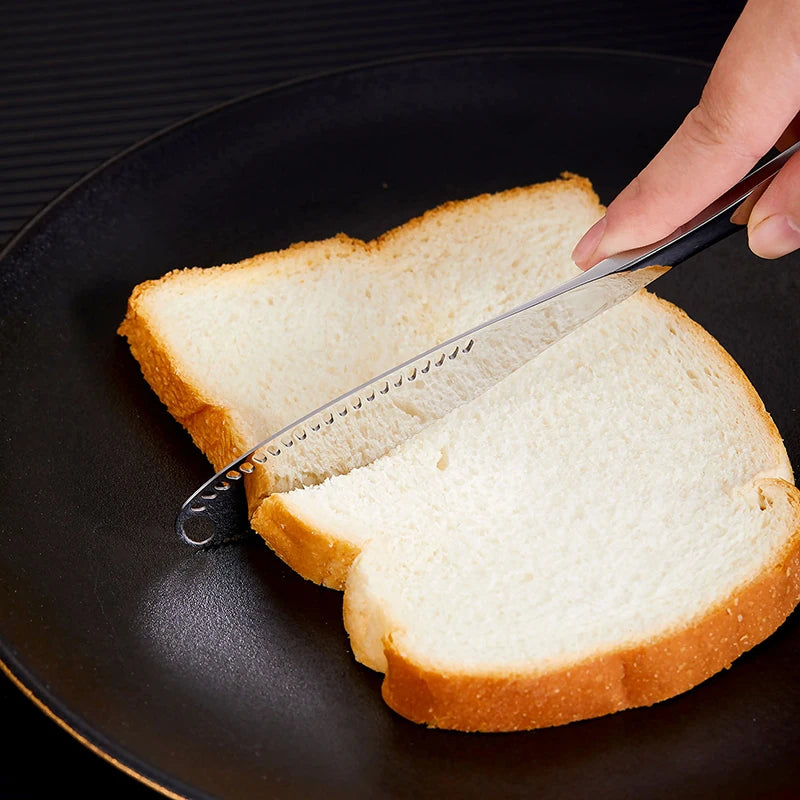 3-in-1 Stainless Steel Butter Knife - Multi-Function Spreader for Butter, Cheese & Jam