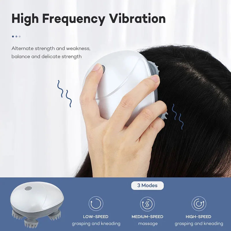 Premium Electric Head Massager - Deep Tissue Scalp Massage Device