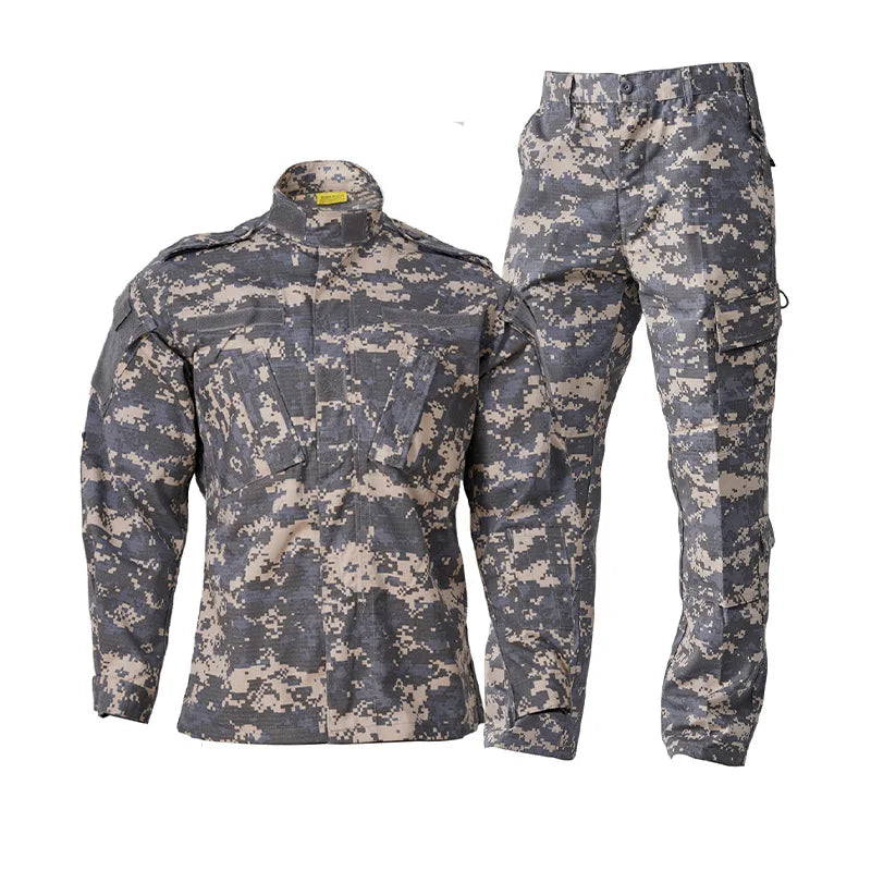 Second Generation 3 Color Grid ACU Series Outdoors Uniform Colete Tactico Militar Suit Tactical Clothing For Men