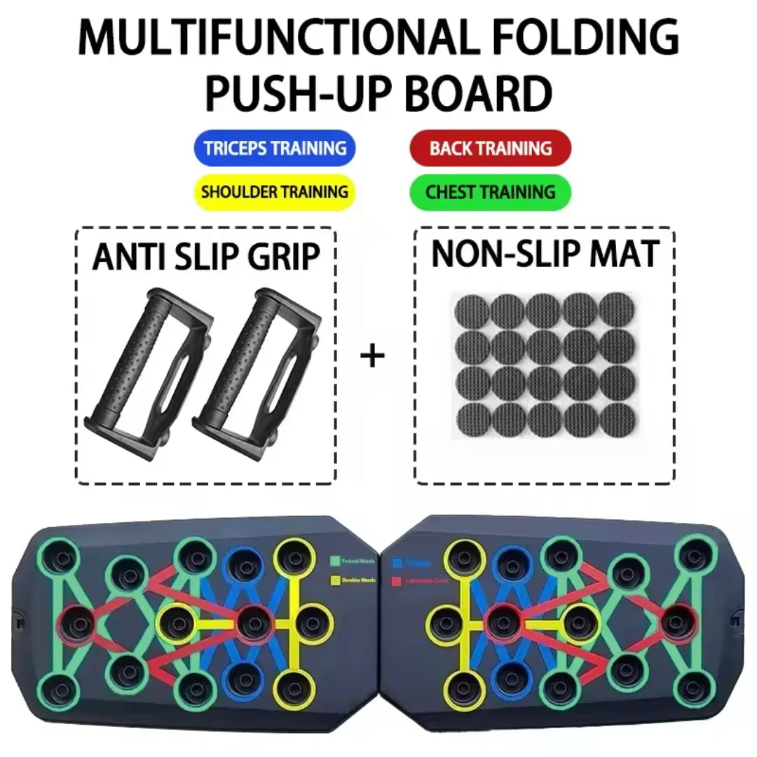 Premium Multifunctional Push-Up Board - Foldable Fitness Training System