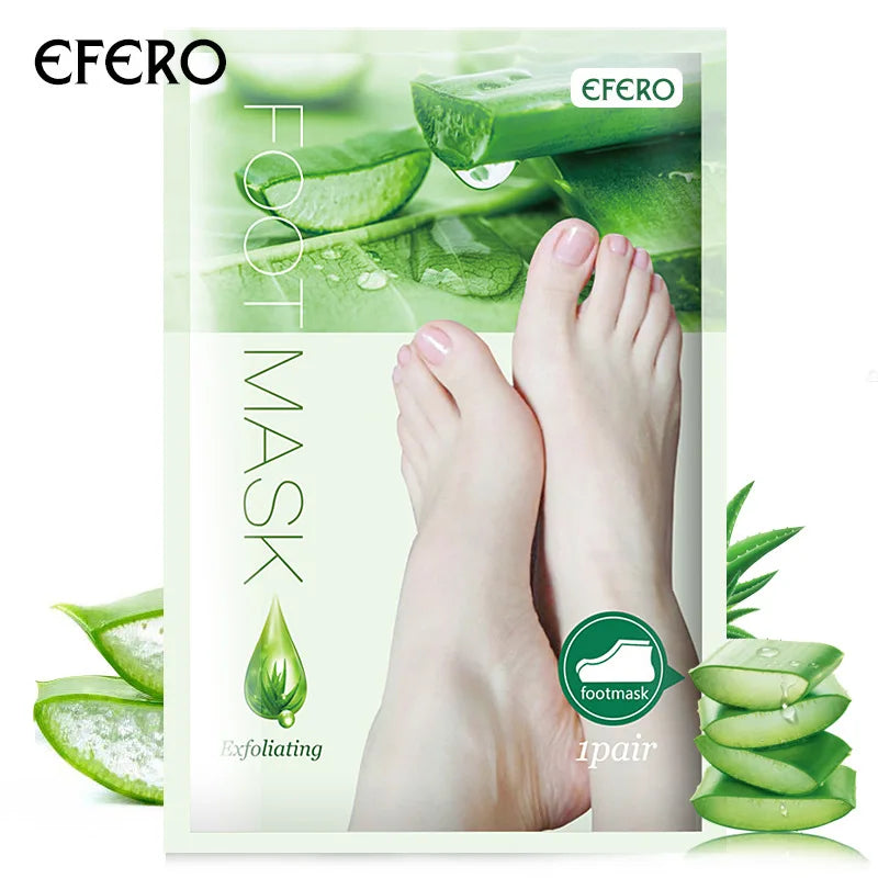 Exfoliating Foot Mask - Spa Pedicure Treatment for Soft, Smooth Feet
