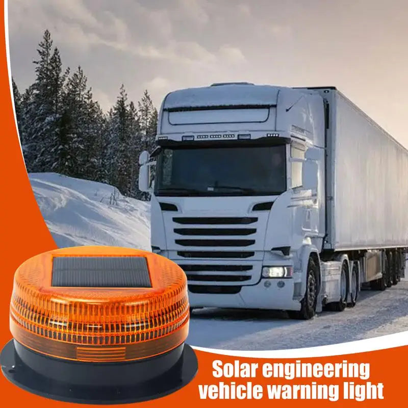 Solar Warning Light Safety Flash Lights Solar Industrial LED Warning Lights Waterproof Safety Warning Flashing Lights with