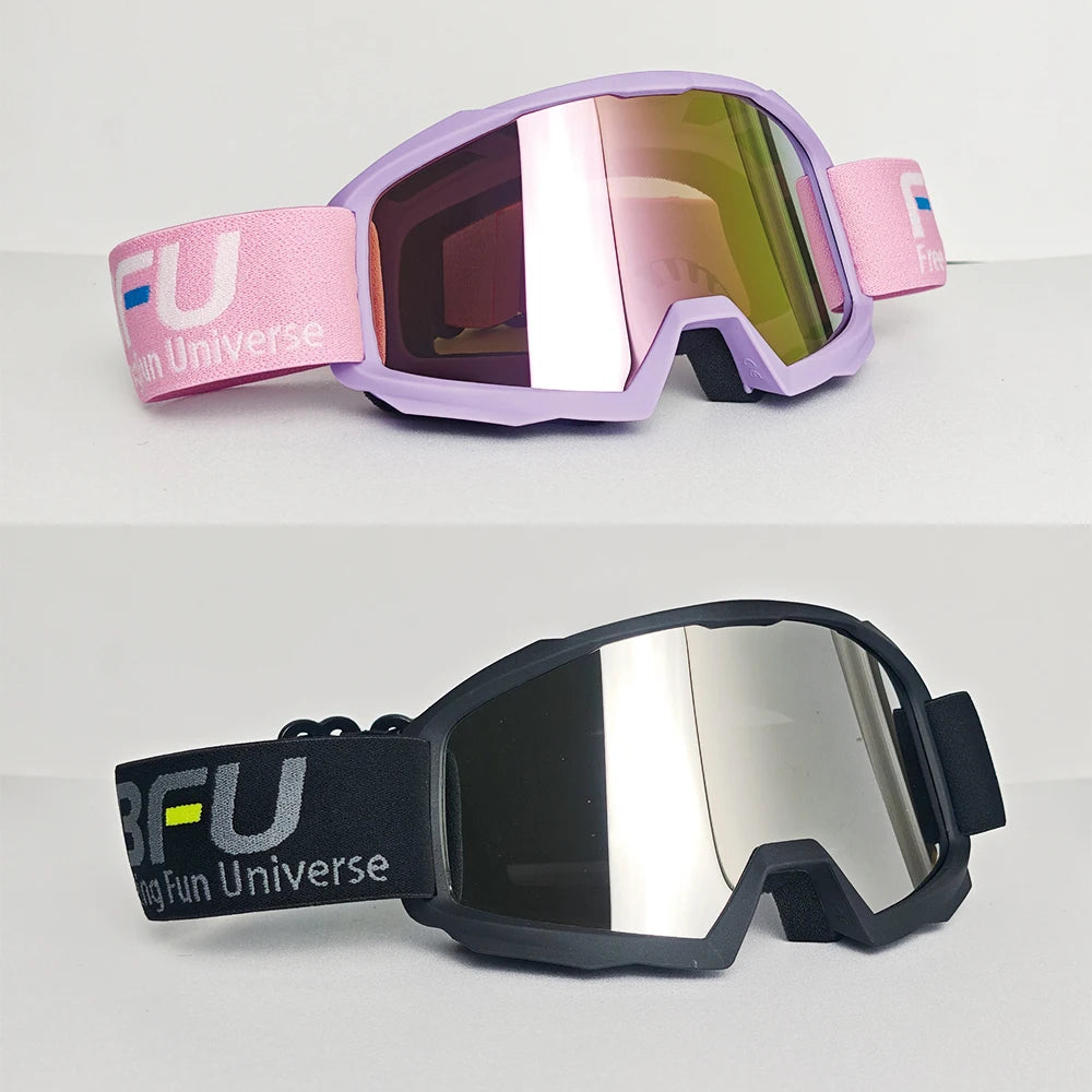FBFU Man Woman Ski Snowboard Goggles Winter Skiing Glasses Outdoor Sport Cycling Motorcycle Windproof  Protection Sunglasses